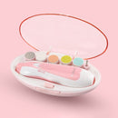 Electric Safe Nail Clipper Cutter Baby Nail Trimmer Manicure Pedicure Clipper Cutter(Pink)