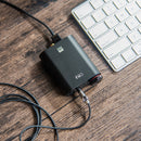 FiiO K3 Portable Headphone Amplifier DSD USB DAC for PC, Support COAXIAL / OPTICAL / 2.5 BALANCE(Black)