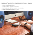 FiiO K3 Portable Headphone Amplifier DSD USB DAC for PC, Support COAXIAL / OPTICAL / 2.5 BALANCE(Black)