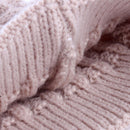 2 in 1 Autumn and Winter Parent-child Hat Set Warm Twist Texture Knit Hat with Wool Ball, Size:Parent-child(Yellow)