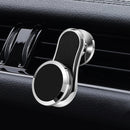 Car Multifunctional Air Outlet Magnetic Phone Holder(Silver)