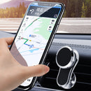 Car Multifunctional Air Outlet Magnetic Phone Holder(Black)