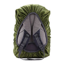 Waterproof Dustproof Backpack Rain Cover Portable Ultralight Outdoor Tools Hiking Protective Cover 35L(Arm Green)