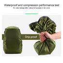 Waterproof Dustproof Backpack Rain Cover Portable Ultralight Outdoor Tools Hiking Protective Cover 35L(Arm Green)