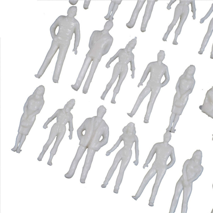 100PCS White unpainted Architectural Model Figures People 1:200