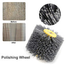 Abrasive Wire Drawing Wheel Wood Grain Reduction Refurbishment Drawing Wheel, Grit:80 Mesh