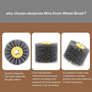 Abrasive Wire Drawing Wheel Wood Grain Reduction Refurbishment Drawing Wheel, Grit:80 Mesh