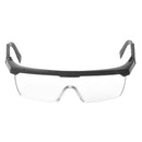 10 PCS Outdoor Safety Glasses Spectacles Eye Protection Goggles Dental Work Eyewear(Black Frame White Lens)