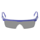 10 PCS Outdoor Safety Glasses Spectacles Eye Protection Goggles Dental Work Eyewear(Blue Frame Grey Lens)