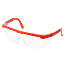 10 PCS Outdoor Safety Glasses Spectacles Eye Protection Goggles Dental Work Eyewear(Red Frame White Lens)