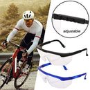 10 PCS Outdoor Safety Glasses Spectacles Eye Protection Goggles Dental Work Eyewear(Red Frame White Lens)