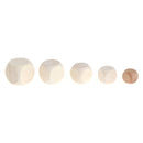 10 PCS 6 Sided Blank Wood Dice Party Family DIY Games Printing Engraving Kid Toys, Size:1.8cm