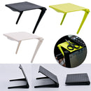 2 PCS Office Desk Storage Holder Computer Display Shelf(Green)