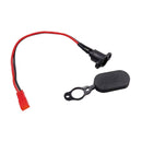 3 PCS For Xiaomi Mijia M365 Electric Scooter Accessories Waterproof Connector Battery Charging Head(with Black Waterproof Cover)