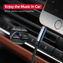 Ugreen AV112 Audio Cable 3.5mm Speaker Line Aux Cable, Length:2m(Blue)