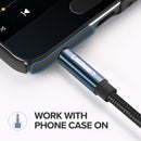 Ugreen AV112 Audio Cable 3.5mm Speaker Line Aux Cable, Length:2m(Blue)