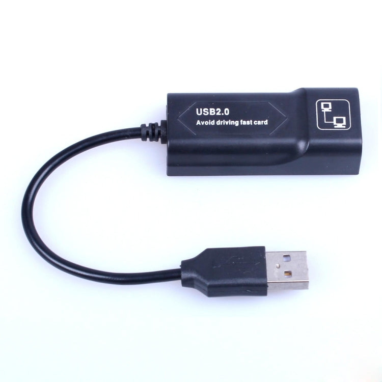 USB to RJ45 10/100 Mbps USB Ethernet Adapter Network card(Black)