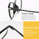 Anti Blue Anti-radiation Computer Gaming Protection Glasses for Women Men(Gray)