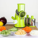 2 PCS Multifunctional Manual Fruit Vegetable Slicer Cutter Carrot Potato Cutting Machine Stainless steel Blade Salad Chopper, Random Color Delivery