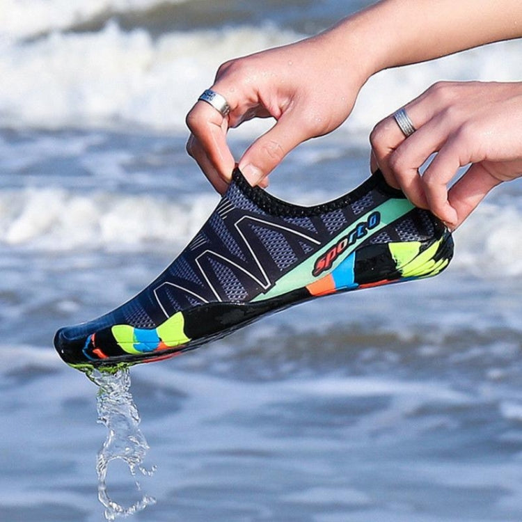 Swimming Water Sports Seaside Beach Surfing Slippers Light Athletic Footwear Unisex Sneakers for Men and Women, Shoe Size:44(Gray)