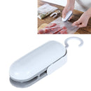 Household Mini Heat Sealing Machine Package Sealer Clamps(Gray)