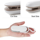 Household Mini Heat Sealing Machine Package Sealer Clamps(Gray)