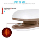 Household Mini Heat Sealing Machine Package Sealer Clamps(Gray)