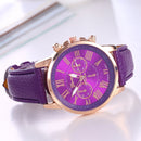 Women and Men Fashion Quartz Watches Leather Sports Casual Watch