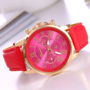 Women and Men Fashion Quartz Watches Leather Sports Casual Watch