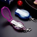 2PCS Stainless Steel Folding Fork Spoon Integrated Dual-use Picnic Portable Tableware, Random Color Delivery(Fork)