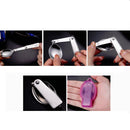 2PCS Stainless Steel Folding Fork Spoon Integrated Dual-use Picnic Portable Tableware, Random Color Delivery(Fork)
