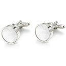 Round Sea Shell Cufflinks