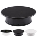 20cm 360 Degree Electric Rotating Turntable Display Stand Photography Video Shooting Props Turntable, Max Load 1.5kg, Powered by Battery(Black)