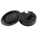 20cm 360 Degree Electric Rotating Turntable Display Stand Photography Video Shooting Props Turntable, Max Load 1.5kg, Powered by Battery(Black)