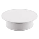 20cm 360 Degree Electric Rotating Turntable Display Stand Photography Video Shooting Props Turntable, Load 1.5kg, Powered by Battery(White)
