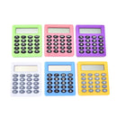 Pocket Cartoon Mini Calculator Candy Colors Handheld Coin Batteries Calculation Tool(Color Radom Delivery)