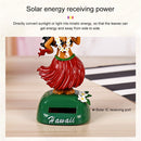 Solar Powered Dancing Hula Girl Swinging Bobble Toy Gift for Car Decoration(A)