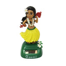Solar Powered Dancing Hula Girl Swinging Bobble Toy Gift for Car Decoration(C)