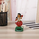 Solar Powered Dancing Hula Girl Swinging Bobble Toy Gift for Car Decoration(E)