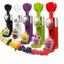 Fully Automatic Production of Frozen Fruit Dessert Ice Cream Milkshake Machine, EU Plug(WHITE)