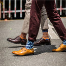 3 Pairs Cotton Various Cartoon Geometric Patterns Fashion Men Tube Socks(Zebra Head)