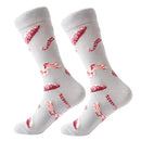 3 Pairs Cotton Various Cartoon Geometric Patterns Fashion Men Tube Socks( Octopus)