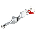 Rotating Metal Spinner Fishing Lure Hard Baits Fish Hook Tackle, Weight:10g