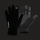 HUMRAO Outdoor Riding Fleece Warm Non-Slip Touch Screen Gloves Ski Motorcycle Gloves, Size:M(02 Luminous)