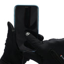HUMRAO Outdoor Riding Fleece Warm Non-Slip Touch Screen Gloves Ski Motorcycle Gloves, Size:XL(01 Luminous+Logo)