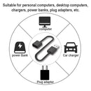 2 PCS Dual Port Universal 80cm Long Micro USB Charger for JUUL Magnetic Adsorption Fast Charging Wire
