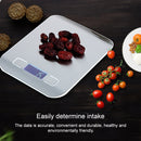 BOH-2012 Digital Multi-function Stainless Steel Food Kitchen Scale with LCD Display, Specification: 10kg/1g (Silver)