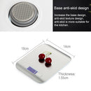 BOH-2012 Digital Multi-function Stainless Steel Food Kitchen Scale with LCD Display, Specification: 5kg/1g (Silver)