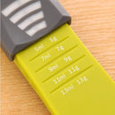 Double-Head Nine-Speed Adjustable Kitchen Measuring Spoon(Green)