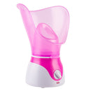 Deep Cleaning Facial Cleaner Beauty Face Steaming Device Facial Steamer Machine Facial Thermal Sprayer Skin Care Tool Automatic Alcohol Sprayer EU Plug (Pink)